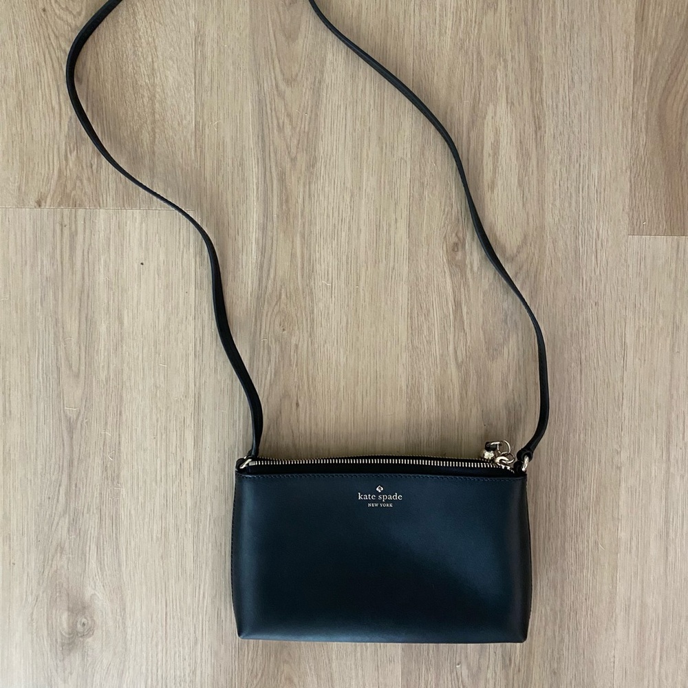 Kate Spade Black Crossbody Bag with Tassel